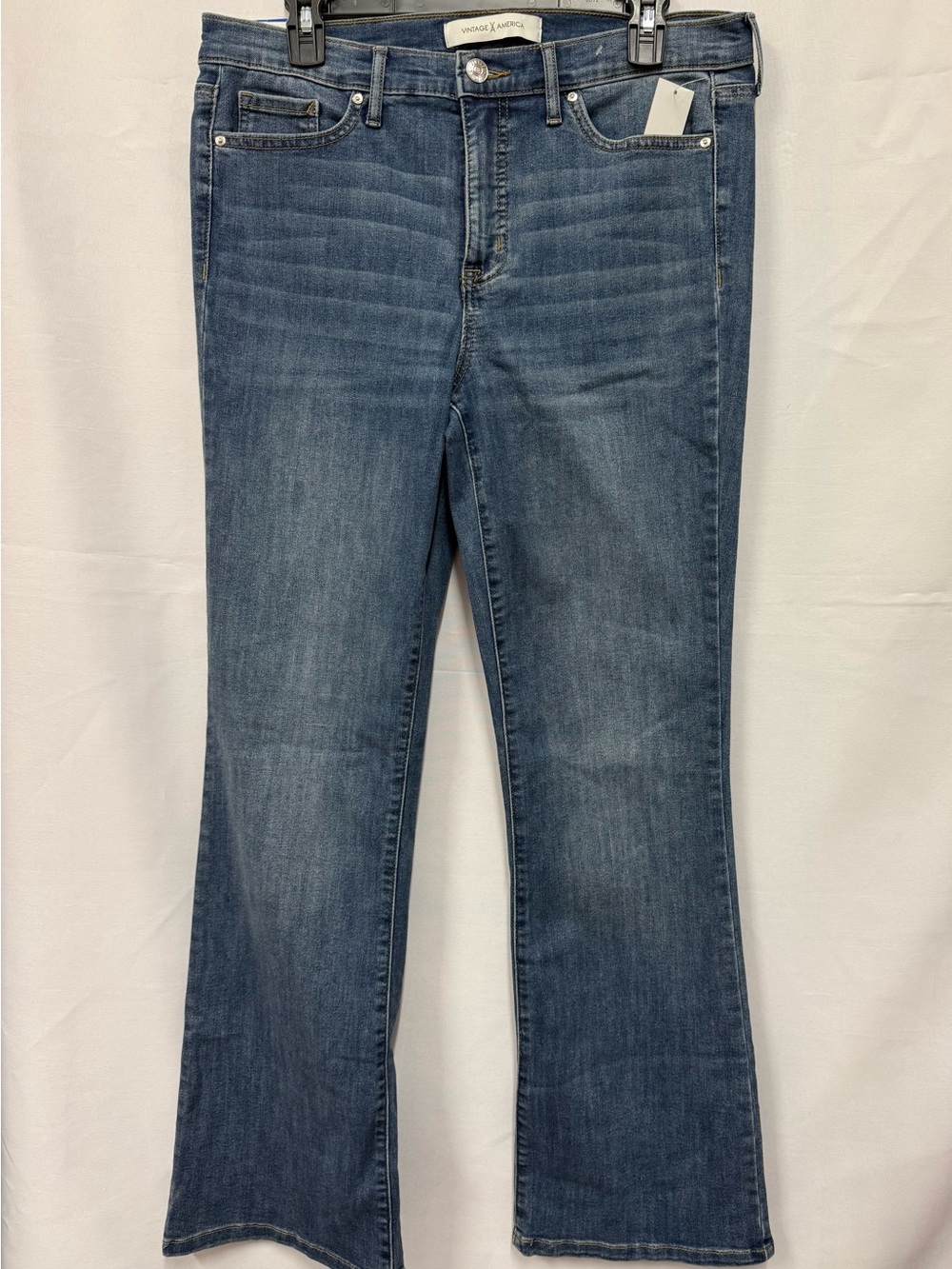 Vintage America Medium Blue Bootcut Jeans